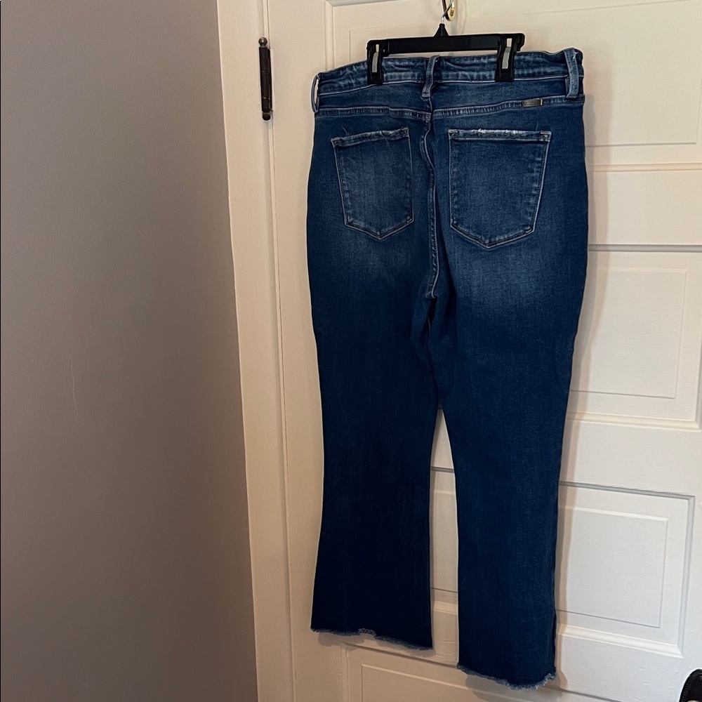 KanCan Dark Blue Flare Jeans - Picture 5 of 7